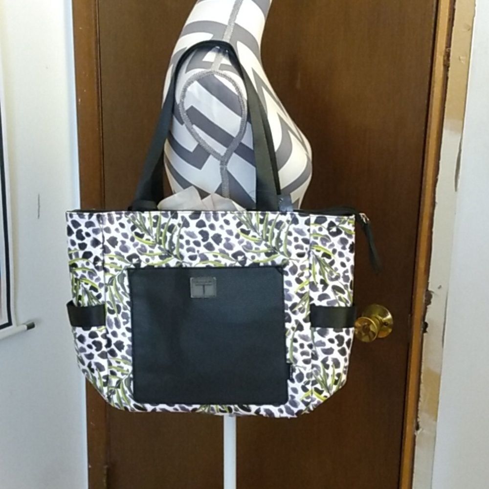 Stylish Black and White Tote Bag